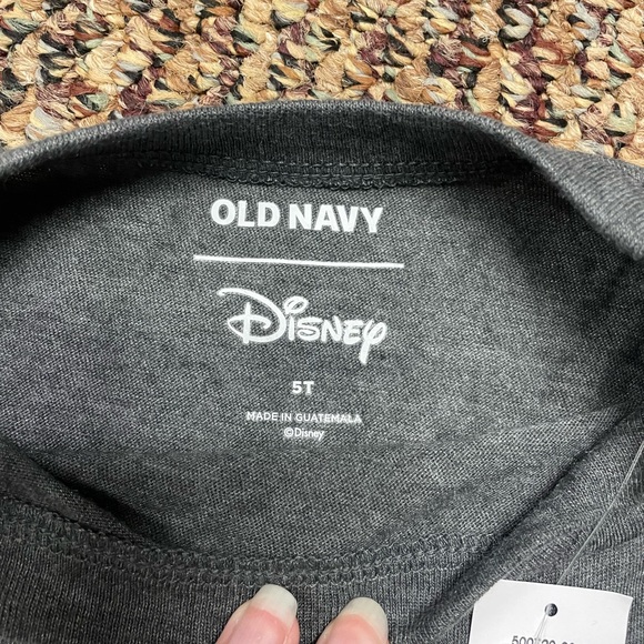 Old Navy Mickey Mouse Gray T-Shirt, Unisex 5T - Picture 3 of 5